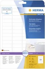 Herma Removable Tag Labels A4 25pc 4201