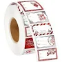 1 Roll Christmas Gift Tags Stickers,Name Tags for Christmas Wrapping Paper,Self-Adhesive Tags for Christmas Gifts,Wrapping Paper,Gift Bags Festive