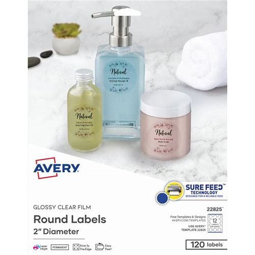 Avery Glossy Clear Print-To-The-…