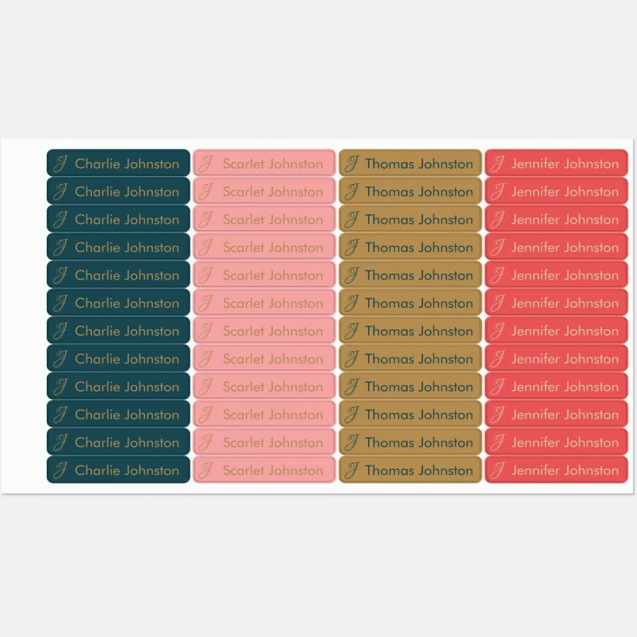 Personalized Clothing Labels