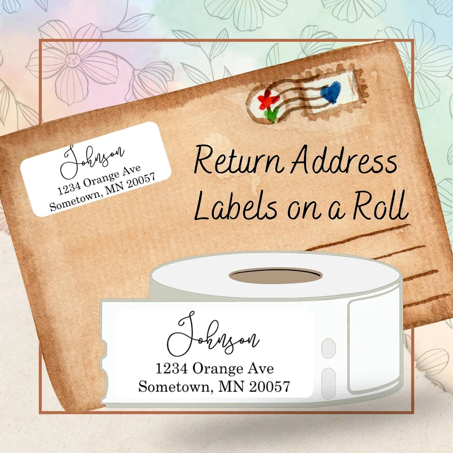 Custom Personalized Self-Adhesive Address Sheet Labels