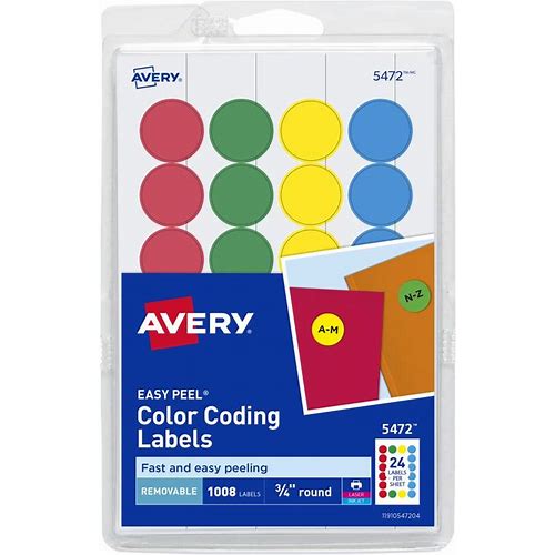 Removable Adhesive Color-Codin…