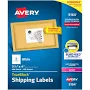 Avery Shipping Labels, 3-1/3 inch x 4 inch, Paper, White, TrueBlock, Laser, 600 Labels (5164)