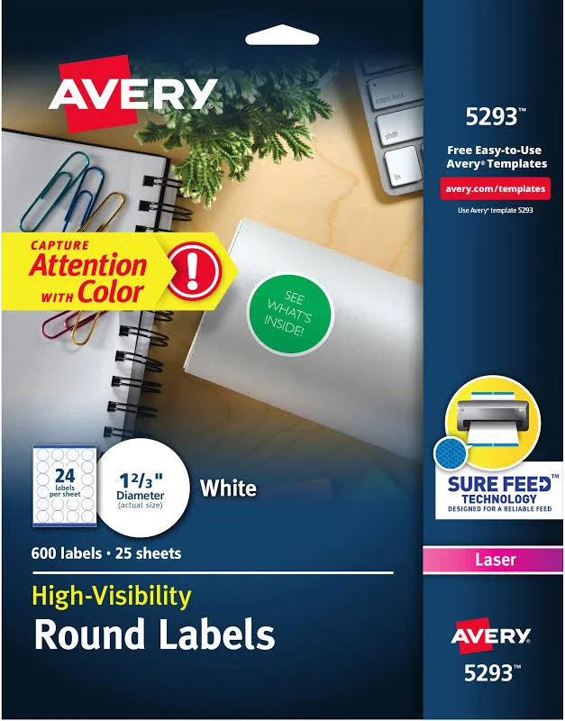 Avery High-Visibility Labels