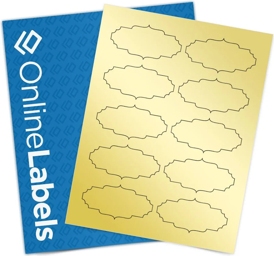 3.5" x 1.75" Decorative Labels
