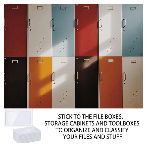 Self-Adhesive Label Holder, Wate…