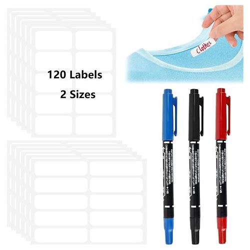 Self-Stick Clothing Labels - No Iro…