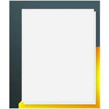 8.5" x 11" Full Sheet Sticker Paper for Laser & Inkjet Printers[100 Sheets,100 L