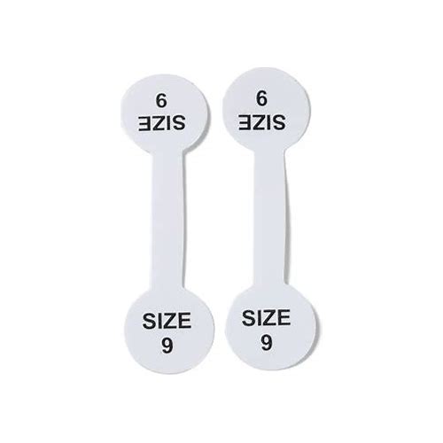 Folding Paper Ring Size Sticker S…