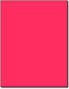Fluorescent Pink 8 1/2" x 11" Labels
