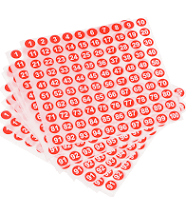 Chromalabel 3 Inch Round Label Permanent Color Code Dot Stickers