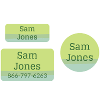 Personalized Clothing Labels Pack - Ombre Clothing Labels Pack - Ombre Pink by Name Bubbles