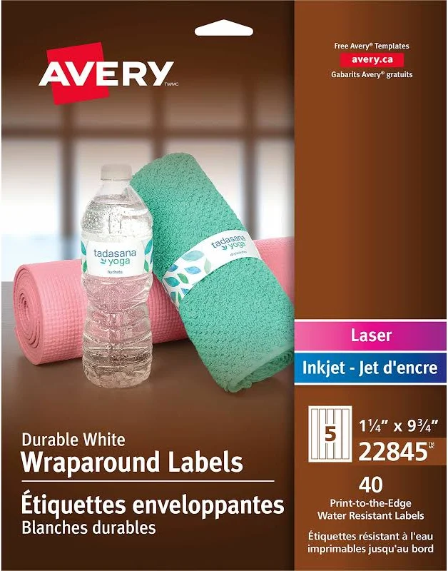 Avery Durable Wraparound Labels