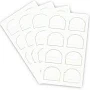 Recollections Gold Frame Label Stickers