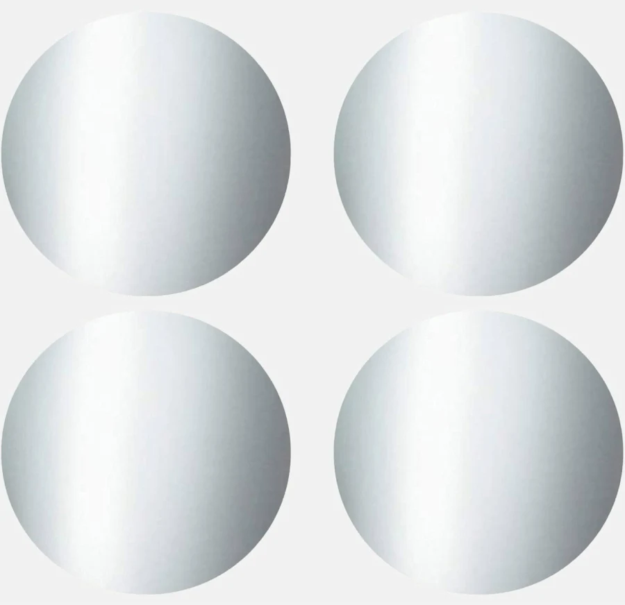 Metallic Dot 3 inch Labels