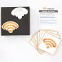 Shaped infinity logo NFC sticker 10-pack - NTAG213