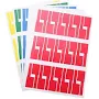 750pcs Cable Label Sticker