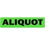 Aliquot Medical Labels, Size: 375, Green