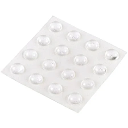 Shepherd 3/8" Clear Self Adhesive Vinyl Surface Pads