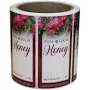 Honey Label / Roll of 200(RED)..2" by 4" (fits most Quart- Gallon jars) - Beeline Woodenware