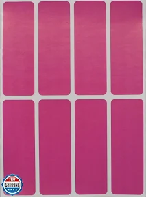 Royal Green Rectangular Sticker Color Coded Write On Labels For