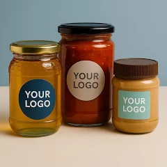 Custom Waterproof Business Logo Stickers: Roll Labels, Multiple Sizes