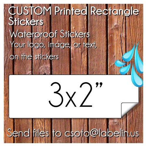 Custom 3X2 Waterproof Rectangl…