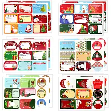 Christmas Stickers Labels,108Pcs Christmas Tags Labels Christmas Name Gift Labels Xmas Gift Tag Stickers Christma Labels Stickers Christmas Self-Adhes