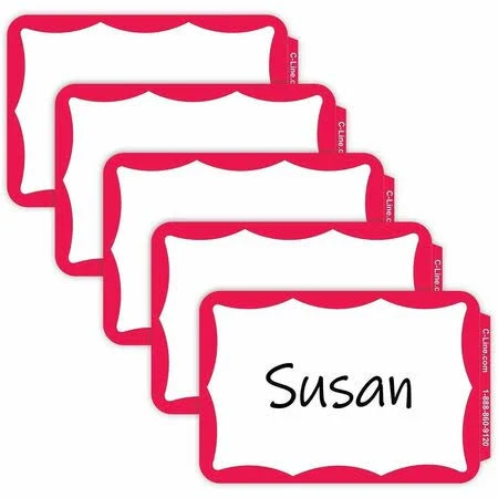 C-Line Self-Adhesive Name Badges