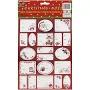 JAM Paper Red Foil Christmas Gift Tag Stickers | 8" x 10" | Michaels