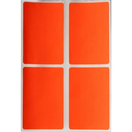 Royal Green Yellow Color Stickers