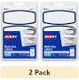 (2 pack) Avery Multi-Use Labels, 1-5/8 inch x 3-3/4 inch, Paper, Removable, Blue Border, Laser/Inkjet, 15 Labels