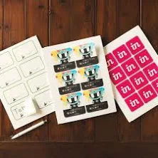 Rounded Corner Sheet Labels - Quantity 50