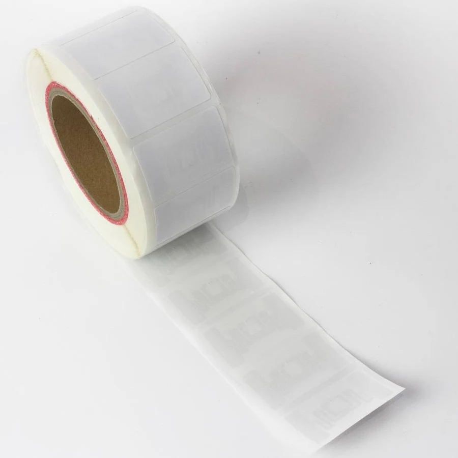 1000pcs 860-960mhz Uhf Rfid Tag Stickers Long Range 54x34mm Ku7 Rfid