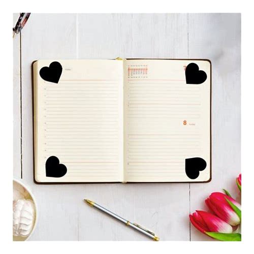 TACILIP Blank Love Stickers Self …