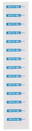 RS PRO Adhesive Pre-Printed Adhesive