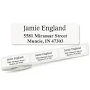 Conventional Rolled Address Labels - 3 Colors