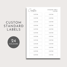 Custom Label Sticker Sheet - Standard