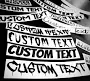 Custom Text Mini Stickers