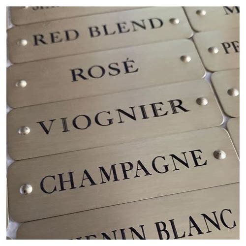 Custom Engraved Metal Labels W…