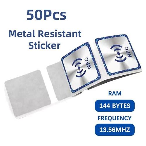 50Pcs NFC NTAG213 Tag Metal …