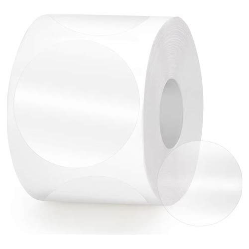 500 Pcs 1.5 Inch Round Clear Tra…