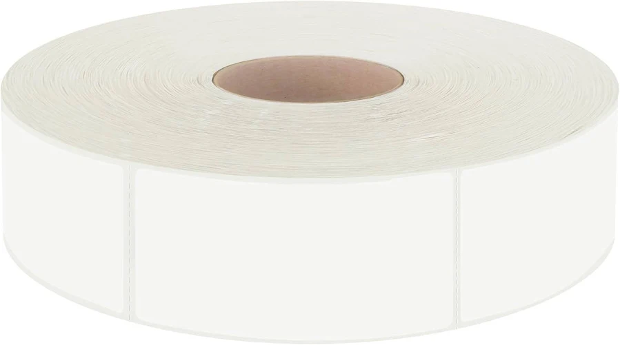 600 Pcs White Rectangular Stickers, Blank Write On Labels