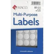 Maco Multi-Purpose Labels 3/4