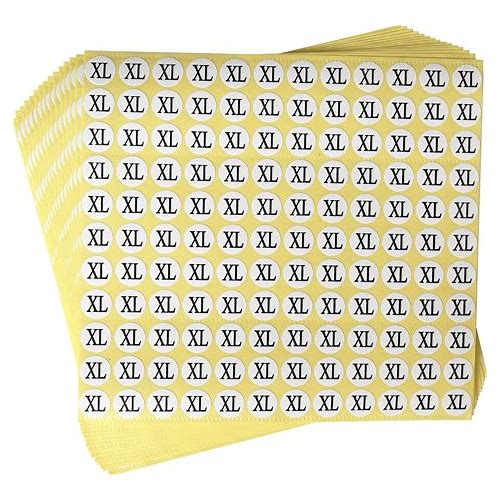 Dealzepic - Size Stickers XL (Extr…