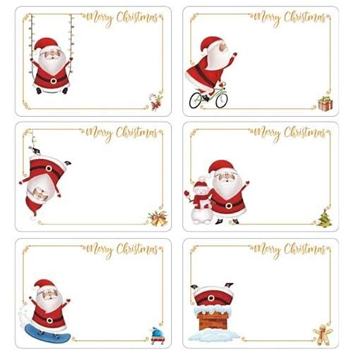 120Pcs Christmas Labels Gift Tag…
