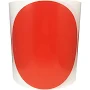Red Stickers Extra Large 6" Round QTY 500 | Wholesale Labels | InStockLabels