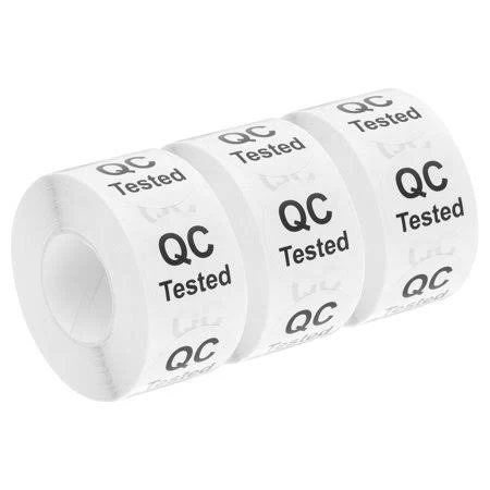 Inventory QC Tested Stickers Labels