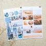 Dubai Trip Stickers, United Arab Emirates Travel Stickers for Travel Journal and Scrapbook, Dubai Gift, Wanderlust Stickers