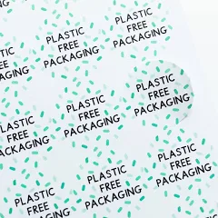 35x Plastic Free Packaging Stickers - Business Packaging - Recycle Me Labels - Reuse Me Stickers - Eco Awareness - Zero Plastic - Green